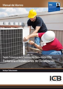 portada Manual Tarjeta Profesional de la Construcción Sector Metal (TPM). Fontanería e Instalaciones de Climatización