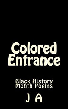 portada Colored Entrance: Black History Month Poems