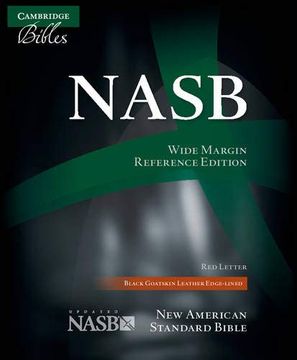portada Nasb Wide Margin Reference Bible, Black Edge-Lined Goatskin Leather, Red-Letter Text, Ns746: Xrme (en Inglés)
