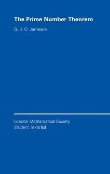 portada The Prime Number Theorem Paperback (London Mathematical Society Student Texts) (en Inglés)