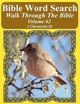 portada Bible Word Search Walk Through The Bible Volume 62: 1 Chronicles #1 Extra Large Print (en Inglés)