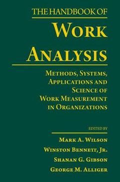 portada the handbook of work analysis