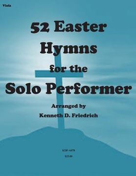 portada 52 Easter Hymns for the Solo Performer-viola version (in English)