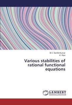 portada Various stabilities of rational functional equations