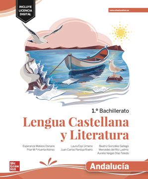 portada Lengua Castellana y Literatura 1. º Bachillerato. Andalucía