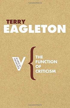 portada The Function of Criticism (Radical Thinkers) (en Inglés)