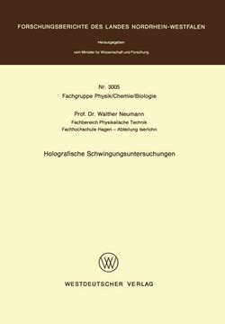 portada Holografische Schwingungsuntersuchungen (in German)