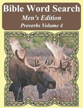 portada Bible Word Search Men's Edition: Proverbs Volume 4 Extra Large Print (in English)