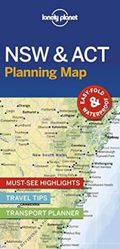 portada Lonely Planet new South Wales & act Planning map (in English)