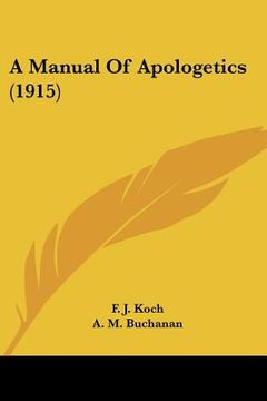 portada a manual of apologetics (1915) (en Inglés)