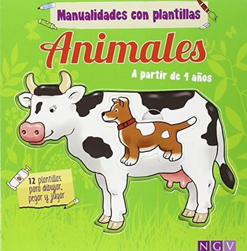 portada ANIMALES MANUALIDADES CON PLANTILLAS (in Spanish)