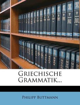 portada Griechische Grammatik... (in German)