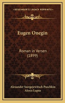 portada Eugen Onegin: Roman in Versen (1899) (in German)
