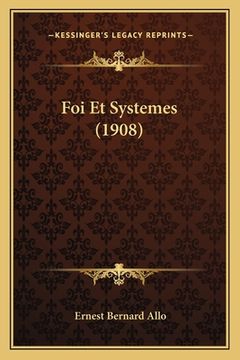 portada Foi Et Systemes (1908) (in French)