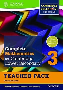 portada Complete Mathematics for Cambridge Lower Secondary Teacher Pack 3: For Cambridge Checkpoint and Beyond (International Maths) (en Inglés)