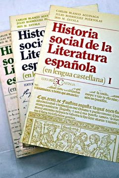 Historia Social de la literatura española. 
