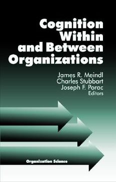 portada cognition within and between organizations (en Inglés)