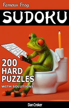 portada Famous Frog Sudoku 200 Hard Puzzles With Solutions: A Bathroom Sudoku Pocket Series Book (Volume 3)