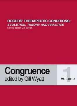 portada Congruence (Rogers Therapeutic Conditions Evolution Theory & Practice) (en Inglés)