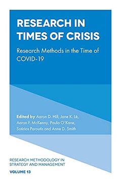 portada Research in Times of Crisis: Research Methods in the Time of Covid-19 (Research Methodology in Strategy and Management, 13) (en Inglés)