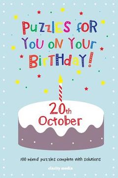 portada Puzzles for you on your Birthday - 20th October (en Inglés)