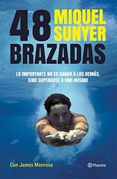 portada 48 brazadas: Solo tú marcas tu horizonte (Spanish Edition)
