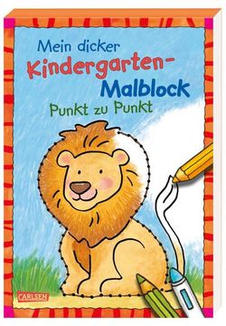 portada Mein Dicker Kindergarten-Malblock: Punkt zu Punkt (en Alemán)