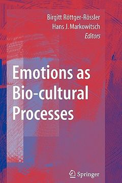 portada emotions as bio-cultural processes (en Inglés)