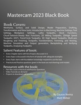 portada Mastercam 2023 Black Book: 3rd Edition (in English)