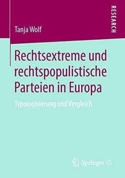 portada Rechtsextreme und Rechtspopulistische Parteien in Europa: Typologisierung und Vergleich (German Edition) [Soft Cover ] (en Alemán)