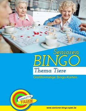 portada Senioren Bingo Tiere: Bingo-Vorlagen zur Seniorenbeschäftigung