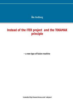 portada Instead of the Iter Project and the Tokamak Principle (in English)