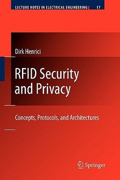 portada rfid security and privacy: concepts, protocols, and architectures