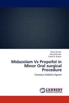 portada midazolam vs propofol in minor oral surgical procedure (en Inglés)