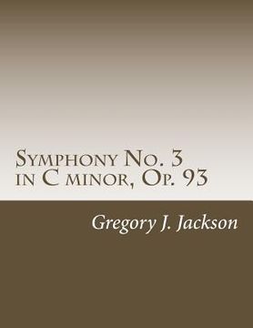 portada Symphony No. 3 in C Minor, Op. 93 (en Inglés)