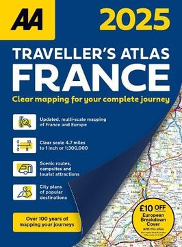 portada Travellers Atlas France 2025 Flexibound