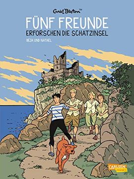 portada Fünf Freunde 1: Fünf Freunde Erforschen die Schatzinsel -Language: German (in German)