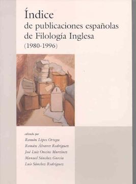 portada Índice de publicaciones españolas de Filología Inglesa (1980-1996)