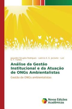 portada Análise da Gestão Institucional e da Atuação de ONGs Ambientalistas