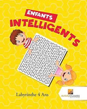 portada Enfants Intelligents: Labyrinthe 4 ans (en Francés)