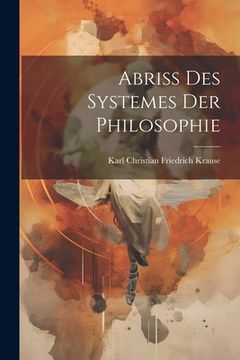portada Abriss Des Systemes Der Philosophie