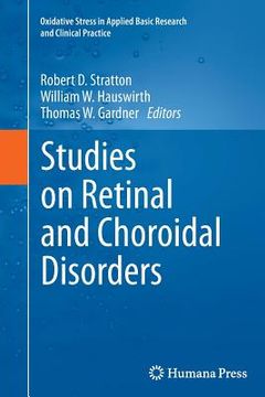 portada Studies on Retinal and Choroidal Disorders (en Inglés)