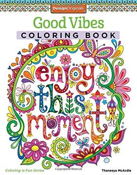portada Good Vibes Coloring Book (Coloring Is Fun) (en Inglés)