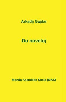 portada Du noveloj (en Esperanto)