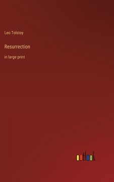 portada Resurrection: in large print (en Inglés)
