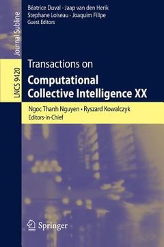 portada Transactions on Computational Collective Intelligence XX (in English)