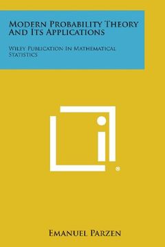 portada Modern Probability Theory and Its Applications: Wiley Publication in Mathematical Statistics (en Inglés)