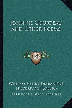 portada johnnie courteau and other poems (en Inglés)