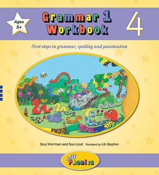 portada Grammar 1 Workbook 4: in Precursive Letters (BE) (Grammar 1 Workbooks 1-6)