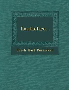 portada Lautlehre... (en Alemán)